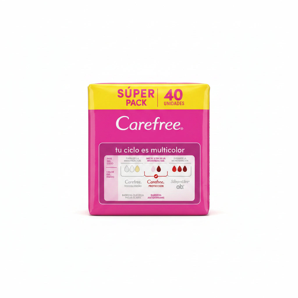 PROTECTORES DIARIOS ORIGINAL CAREFREE 40U
