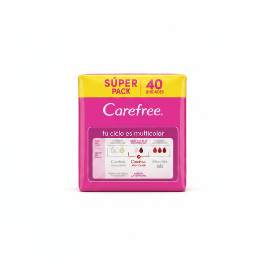PROTECTORES DIARIOS ORIGINAL CAREFREE 40U