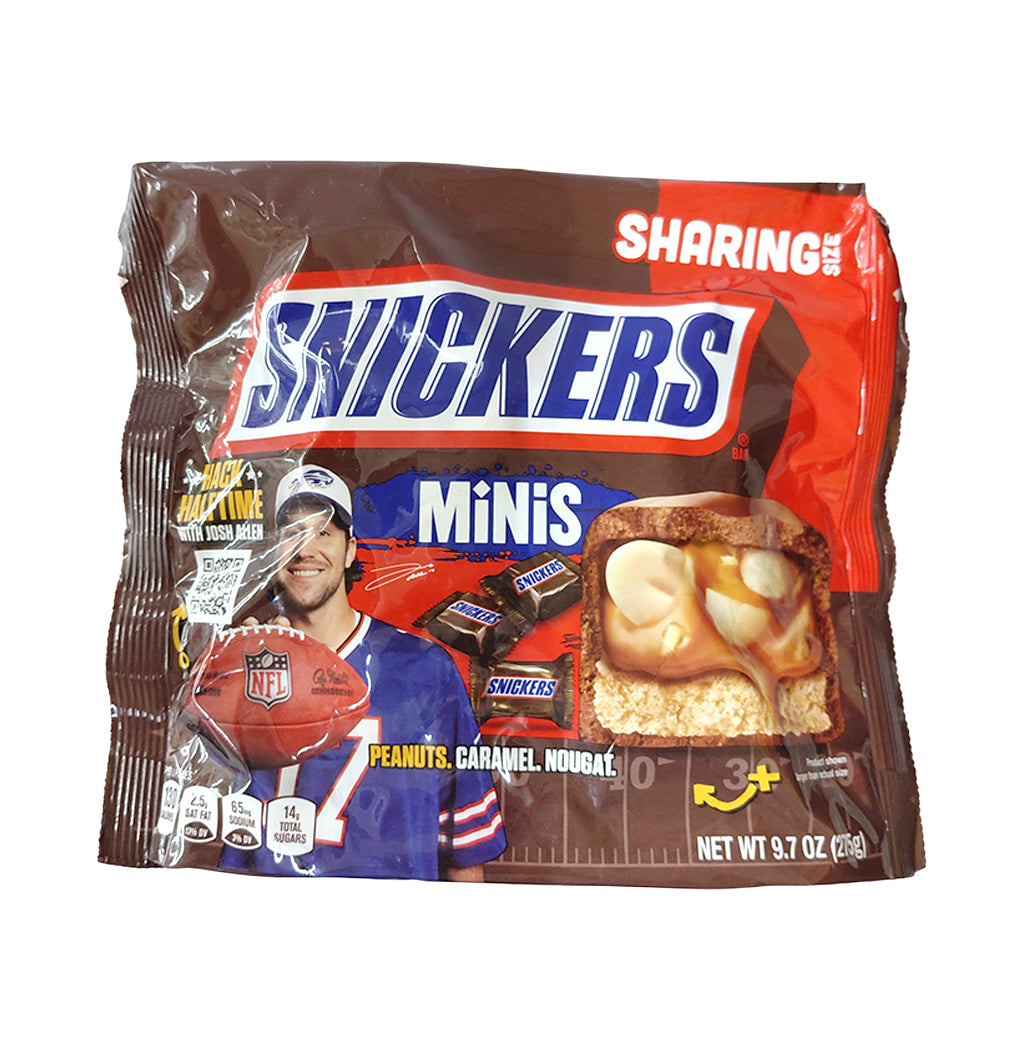 CHOCOLATES MINIATURE BOLSA SNICKERS 9.7OZ