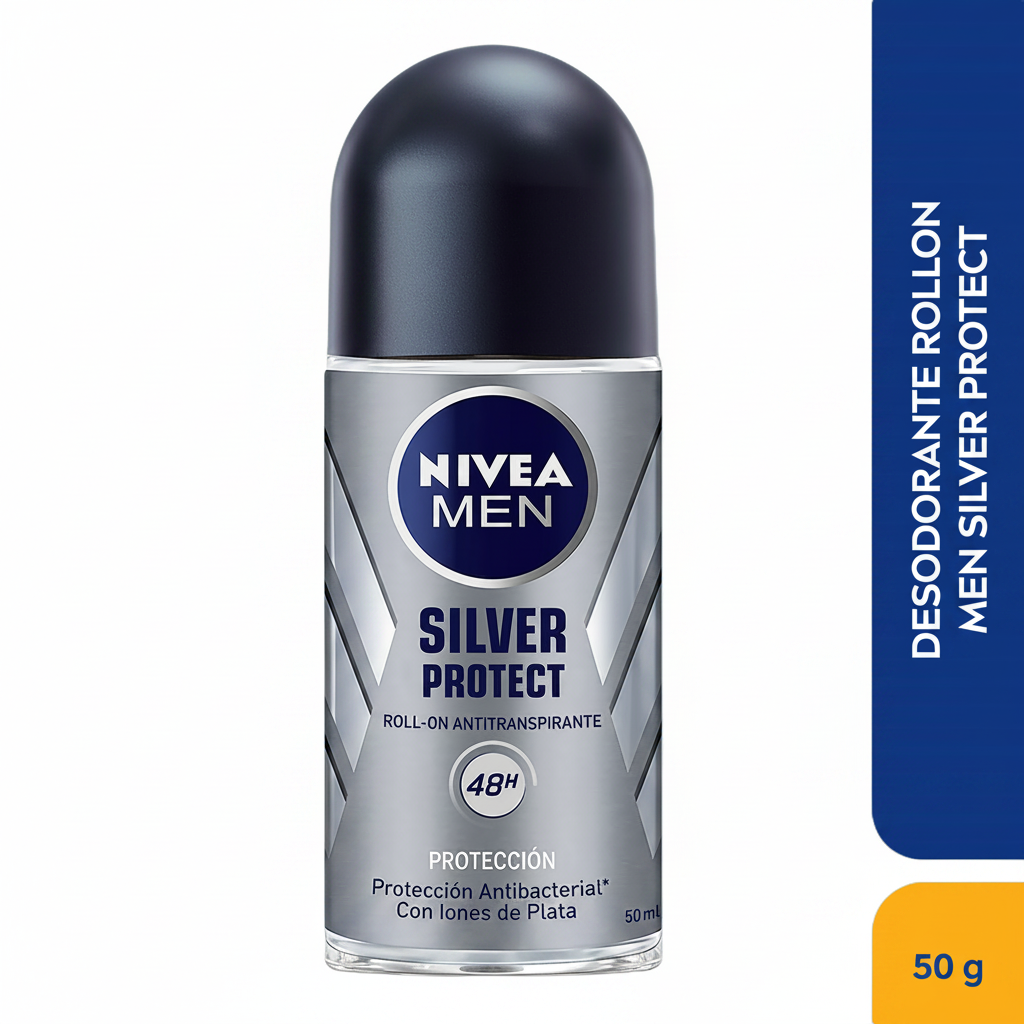 DESODORANTE ROLL-ON SILVER MEN 50ML