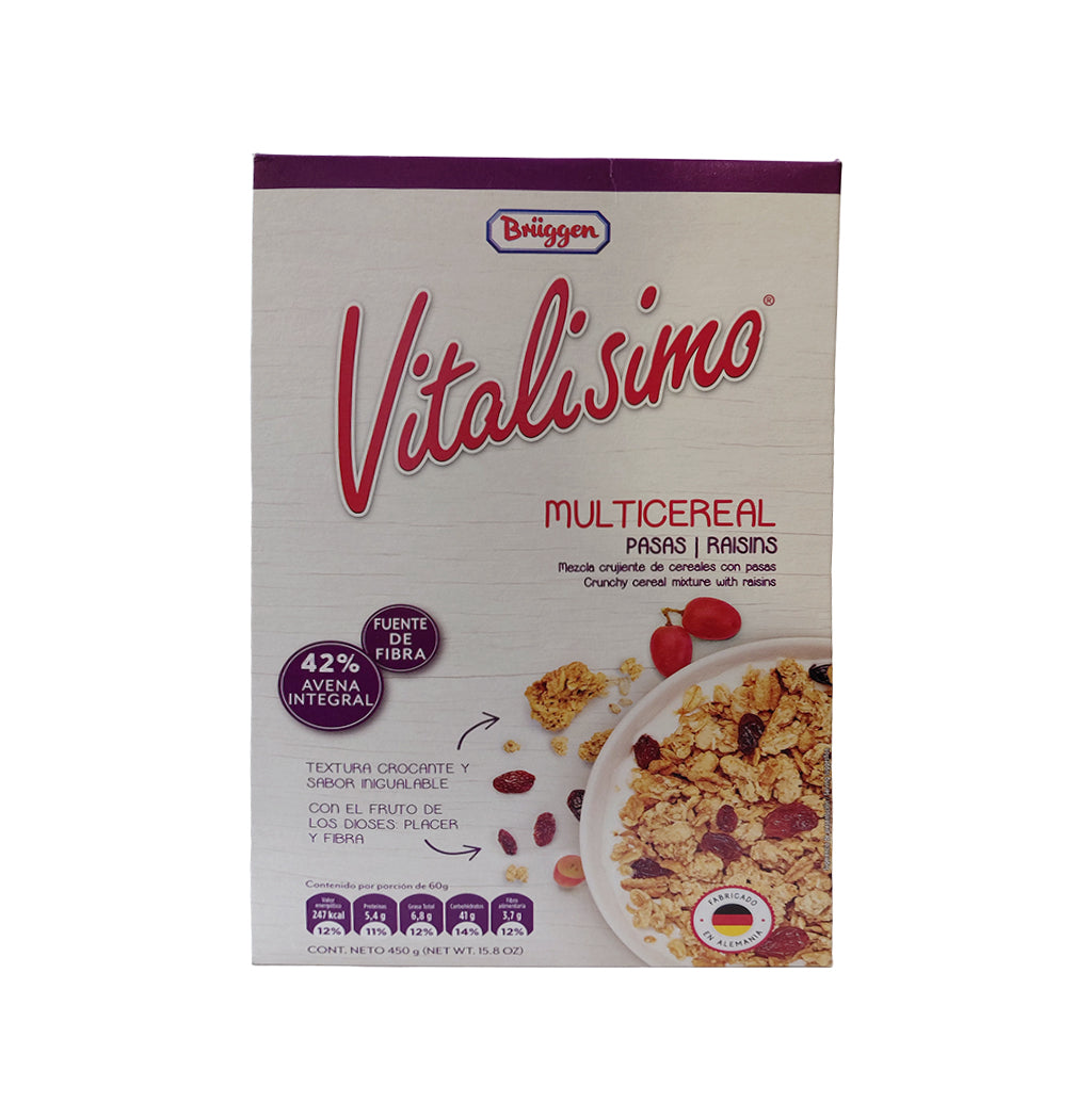 MULTICEREAL UVAS VITALISIMO 450GR