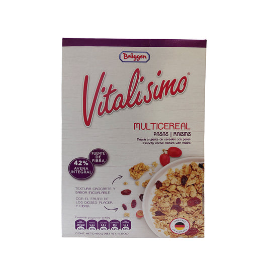 MULTICEREAL UVAS VITALISIMO 450GR
