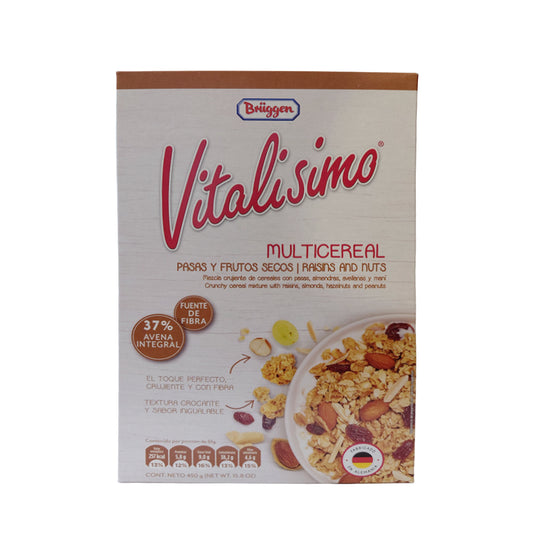 MULTCEREAL PASAFRUTO VITALISIMO 450GR