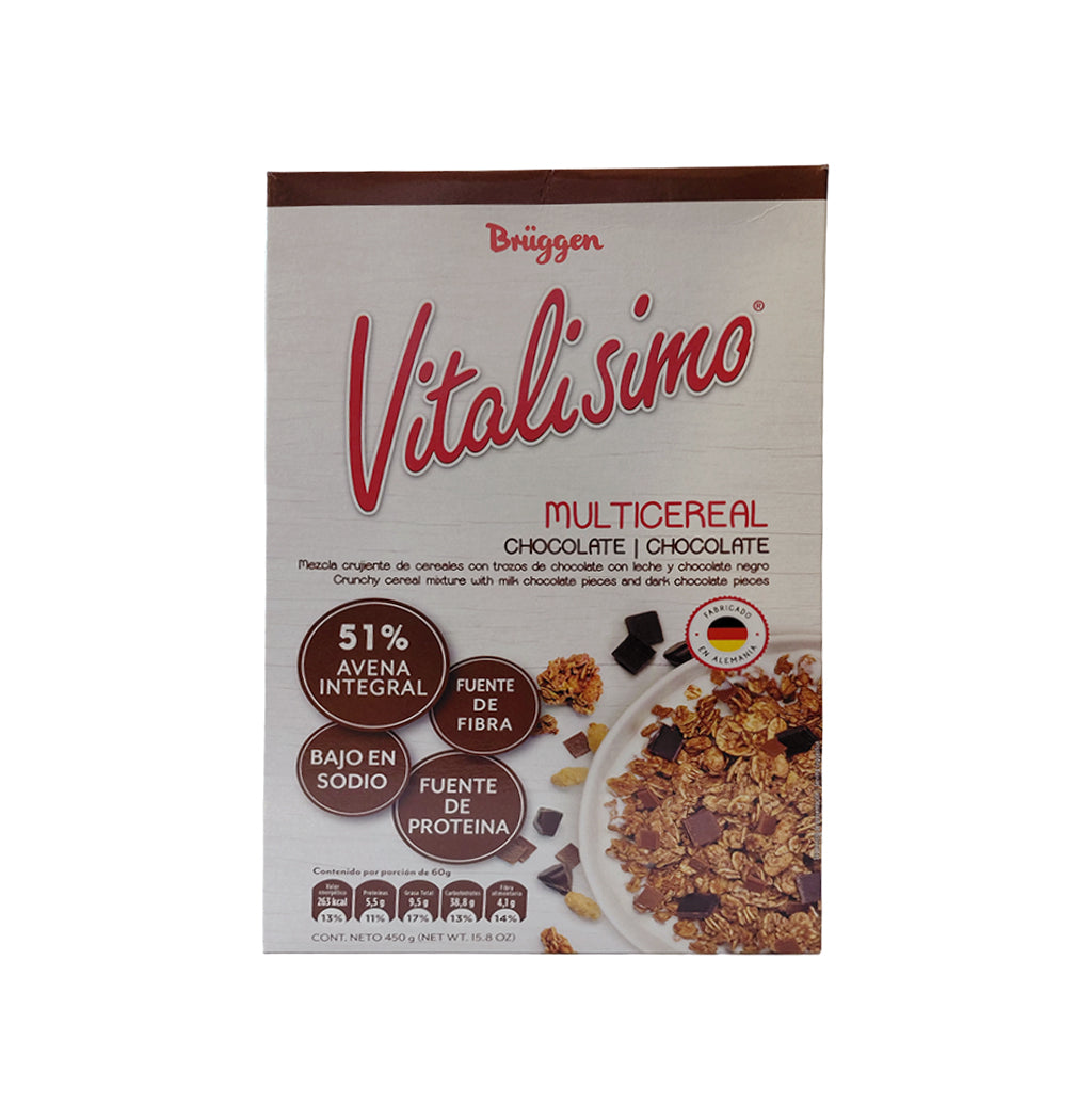 MULTICEREAL CHOCOLATE VITALISIMO 450GR