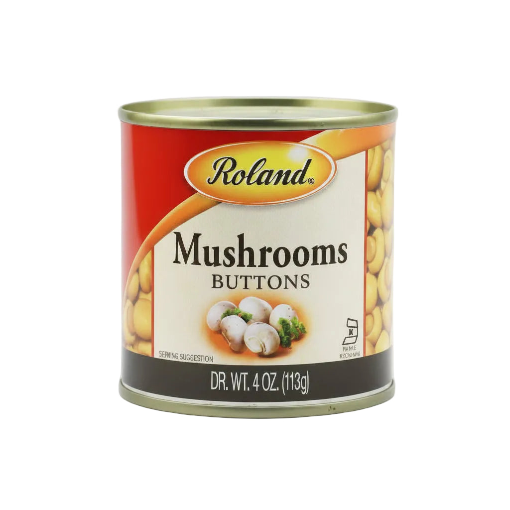 MUSHROOMS BUTTON ROLAND 4OZ