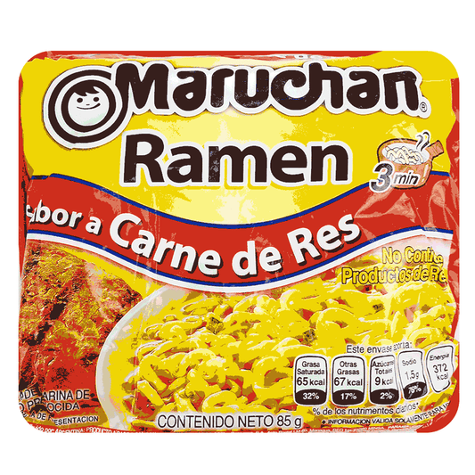 SOPA DE RES RAMEN MARUCHAN 85GR