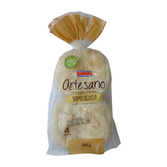 PAN HAMBURGUESA ARTESANO BIMBO 350GR