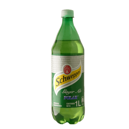 GASEOSA GINGER ALE PET SCHWEPPES 1L