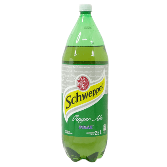 GASEOSA GINGER ALE PET SCHWEPPES 2.5L