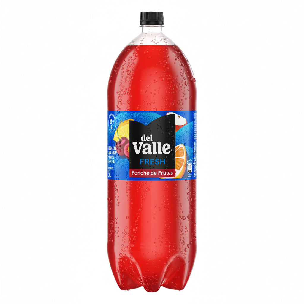 FRESH FRUIT PUNCH DEL VALLE 3L