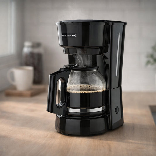 CAFETERA NEGRA 12 TAZAS BLACK & DECKER