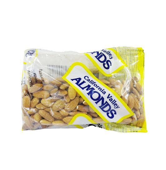 ALMONDS WHOLE NATURAL CVALLEY 6OZ