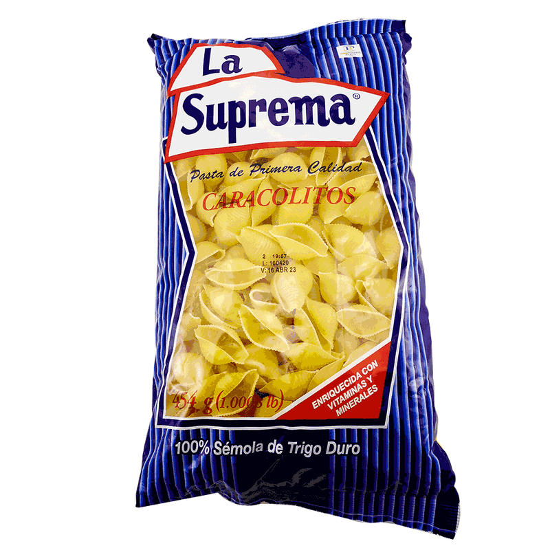 PASTA CARACOL LA SUPREMA 454GR