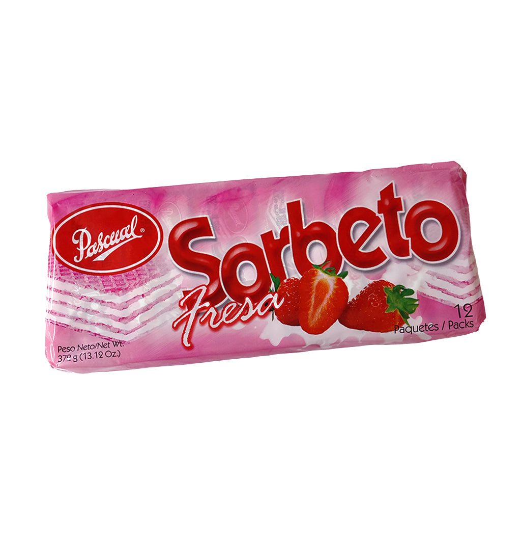 GALLETAS SORBETO FRESA PASCUAL 372GR