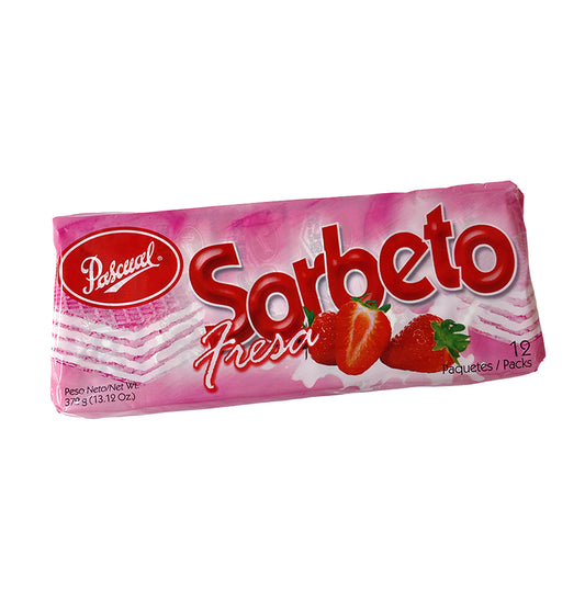 GALLETAS SORBETO FRESA PASCUAL 372GR