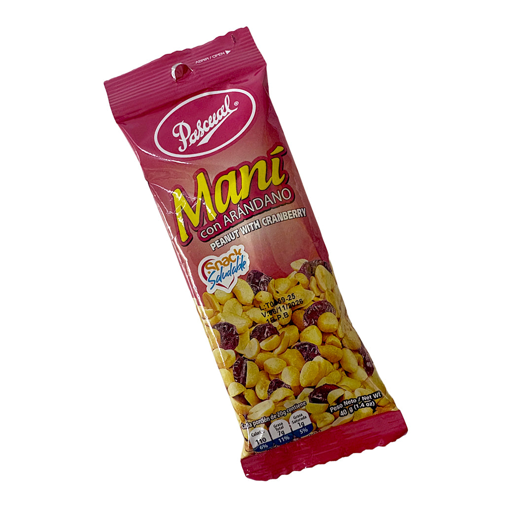 MANI CON ARANDANO PASCUAL 40GR