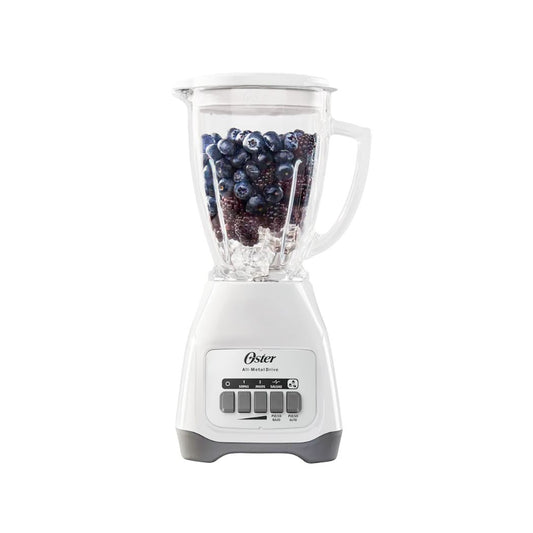 LICUADORA CON VASO VIDRIO BLANCA 1.5L