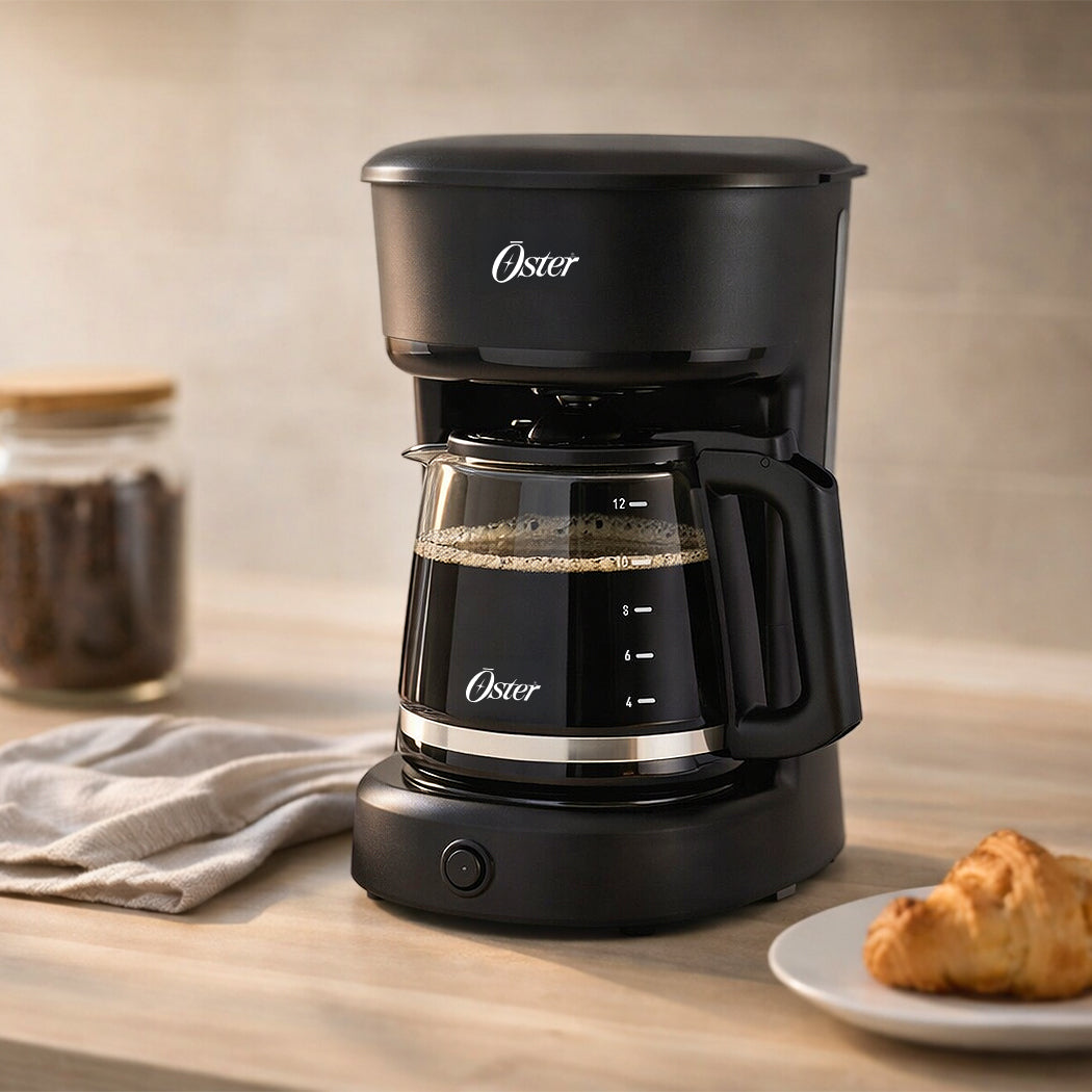 CAFETERA 12 TAZAS JARRA DE VIDRIO OSTER