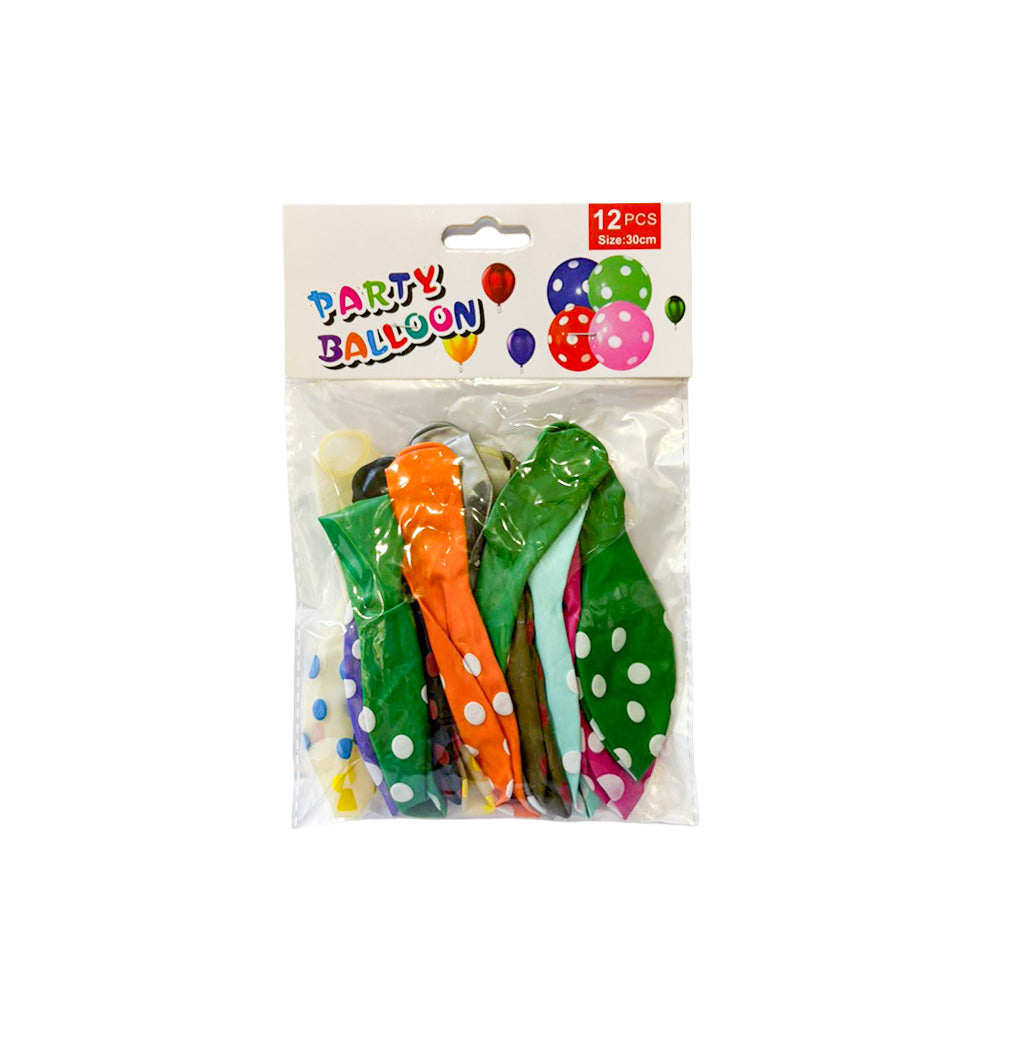 GLOBOS PUNTA SURTIDO 14U