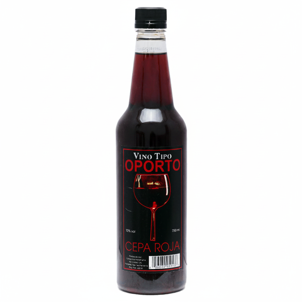 VINO OPORTO CEPA ROJA BOTELLA PET 750ML