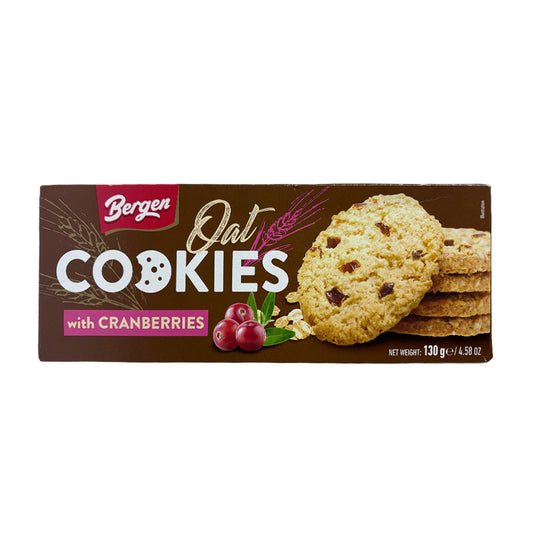 GALLETAS DE AVENA/ARANDANOS BERGEN 130GR