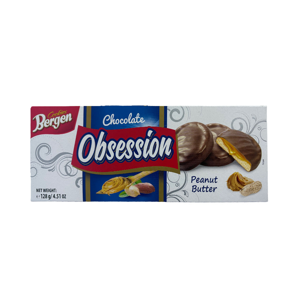 GALLETAS OBSES.PEANUT BUT BERGEN 128GR