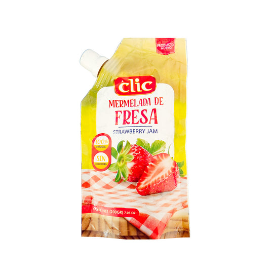 MERMELADA DE FRESA CLIC 200GR