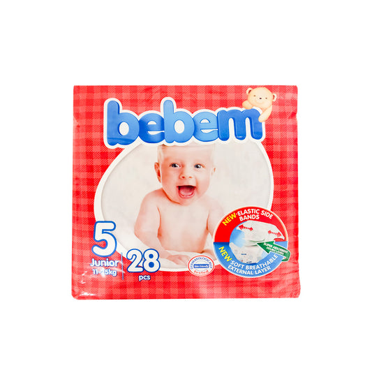 PAÑALES JUNIOR BEBEM 28U