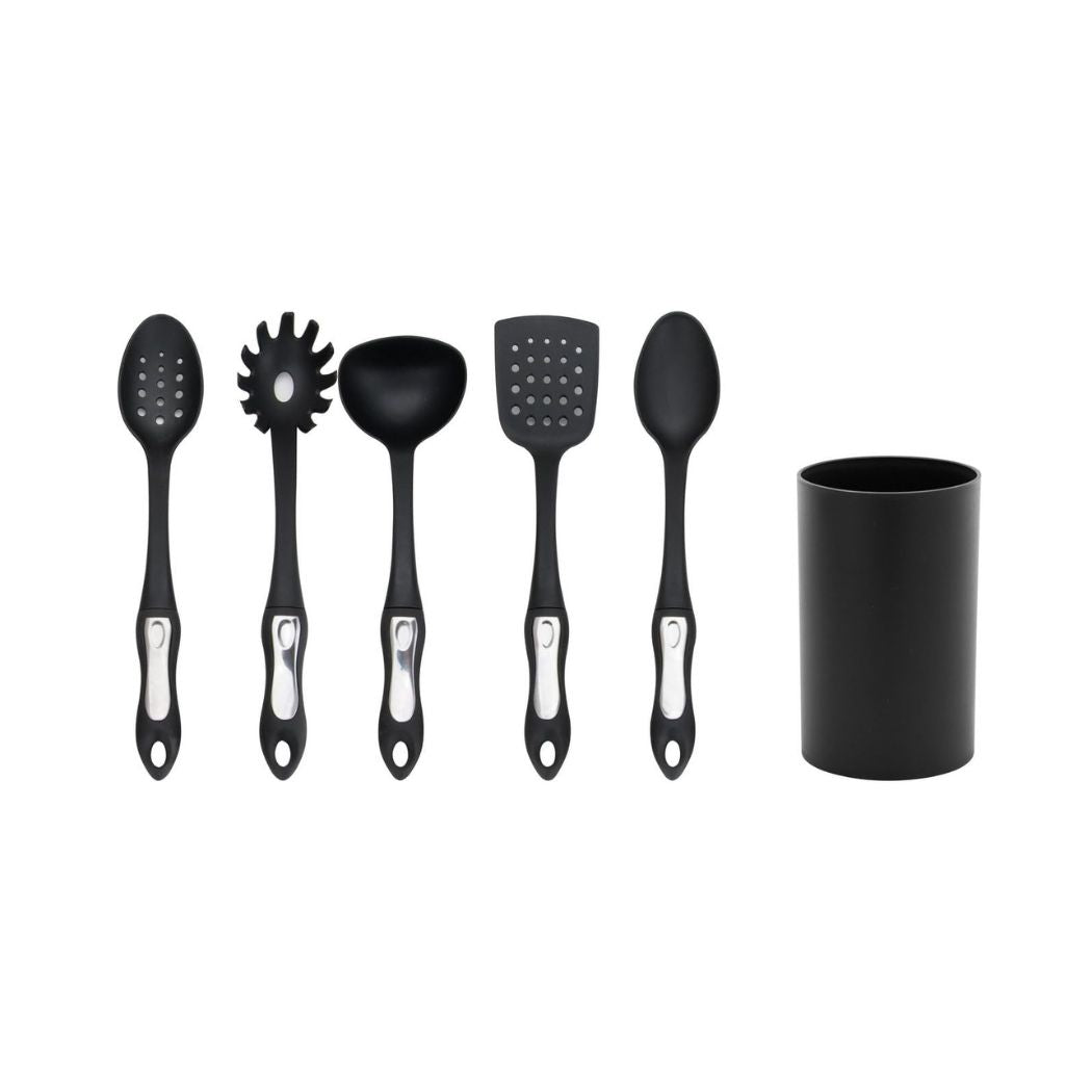 SET DE CUCHARONES COLOR NEGRO