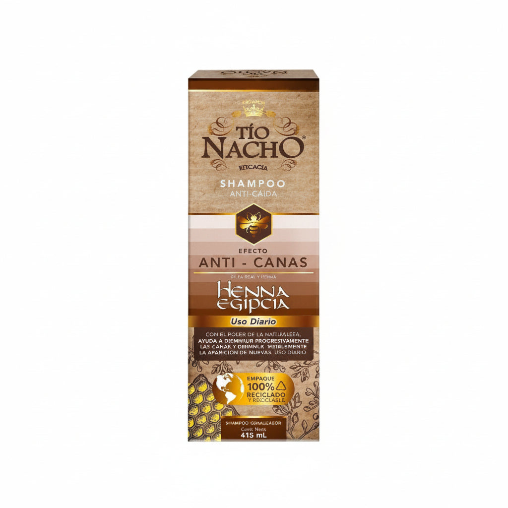 SHAMPOO HENNA EGIPCIA TIO NACHO 415ML