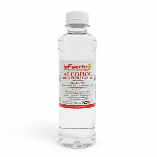 ALCOHOL EL FUERTE 70 8OZ