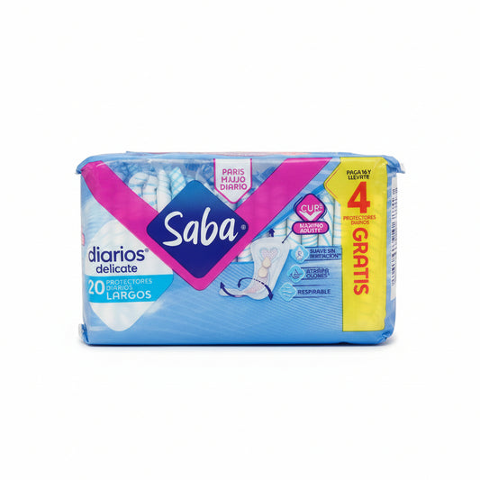 PROTECTORES DIARIOS LARGO SABA 16U