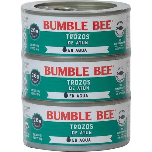 3PACK TROZO ATÚN AGUA BUMBLE BEE