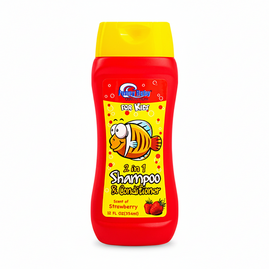 SHAMPOO DE BEBÉ 2 EN 1 STRAWBERRY 12OZ