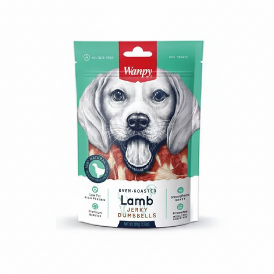 SNACK PARA PERRO LAMB JERKY DUMBBELLS