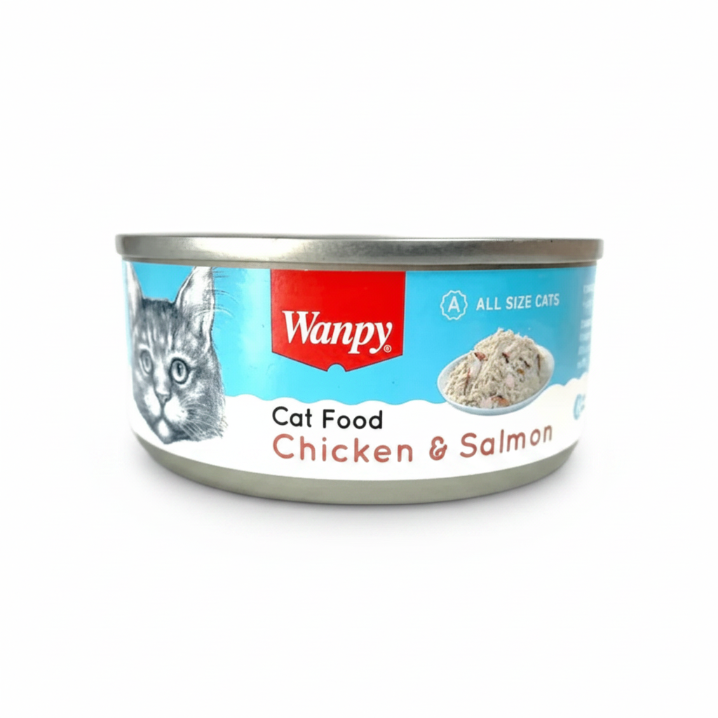 SNACK PARA MASCOTAS LATA CHICKEN SALMON