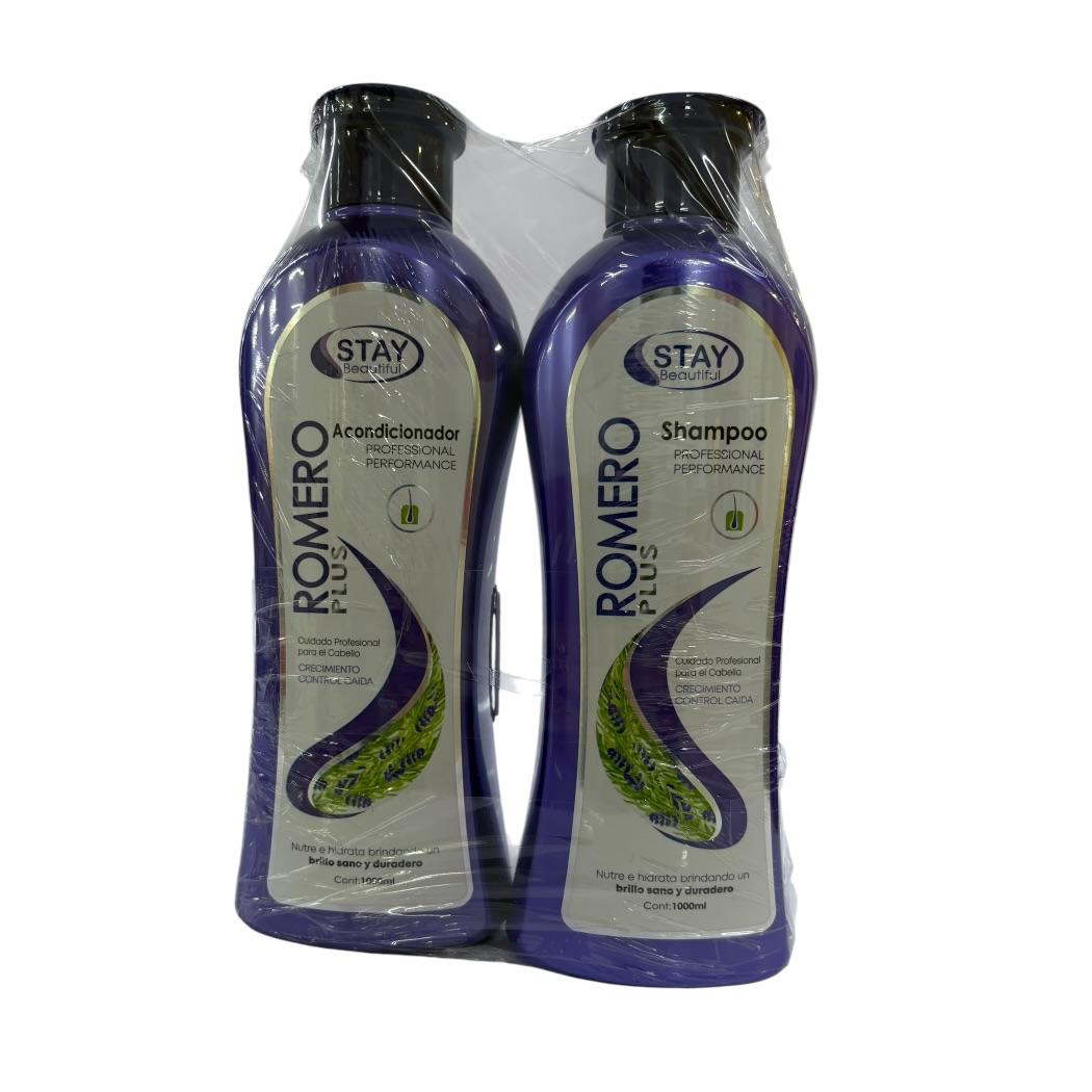 SHAMPOO Y ACONDICIONADOR ROMERO 1000ML