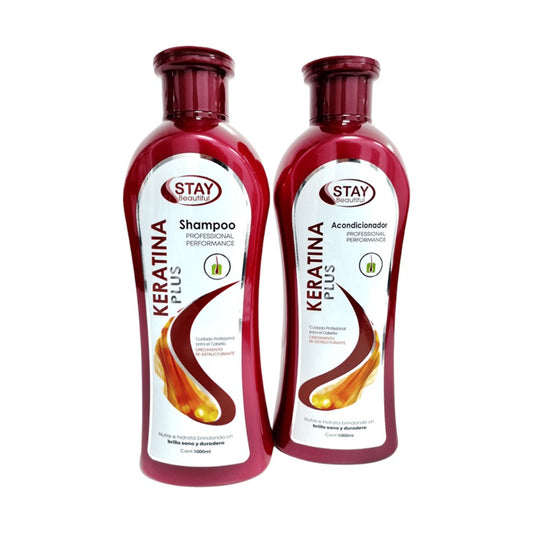 SHAMPOO Y ACONDICIONADOR KERATINA