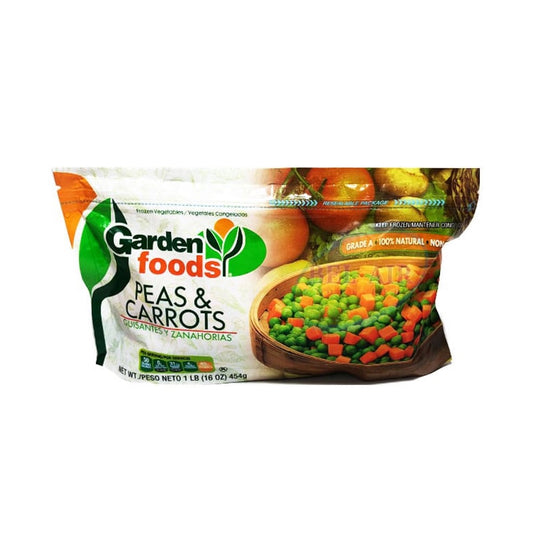 GUISANTES Y ZANAHORIA GARDEN FOODS 1LB