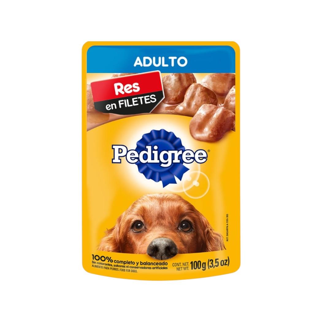 ALIMENTO PARA PERRO ADULTO RES SOBRE 100GR