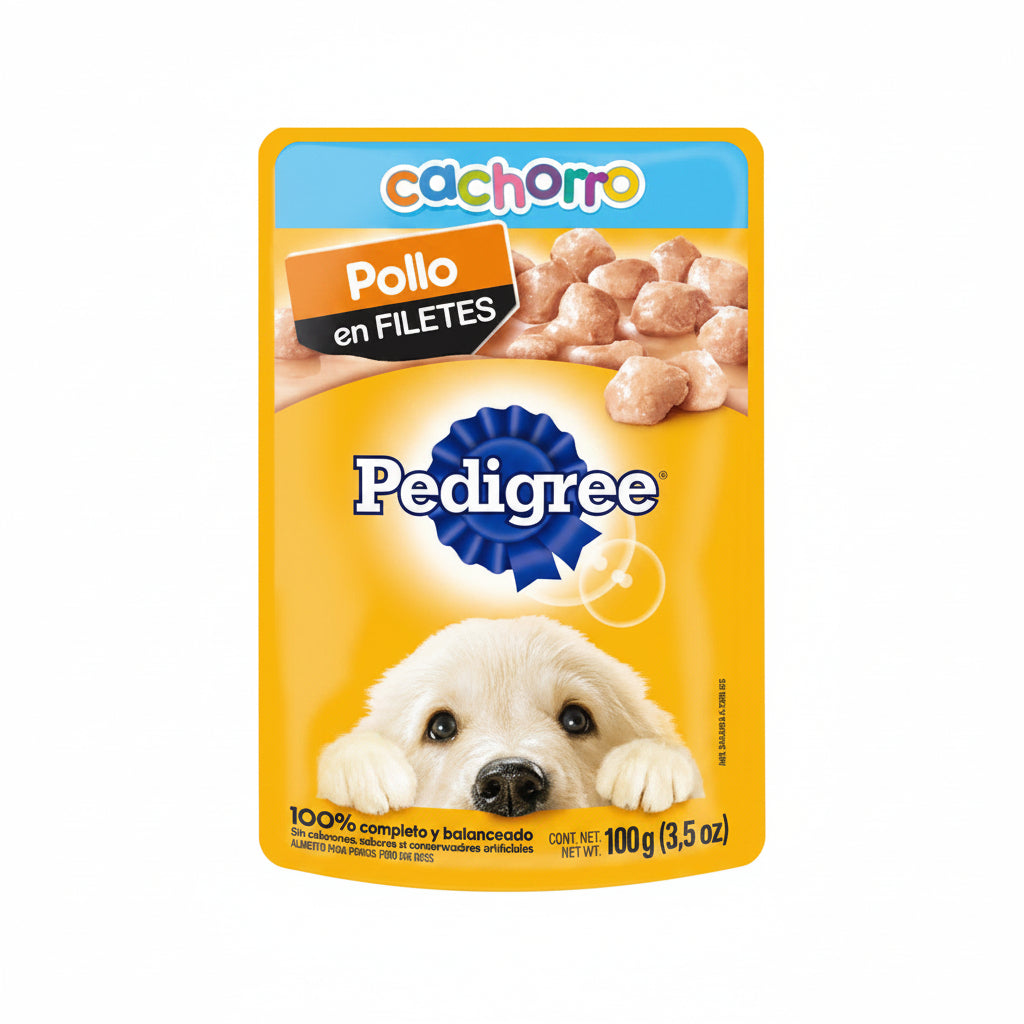 ALIMENTO PARA PERRO CACHORRO POLLO 100GR