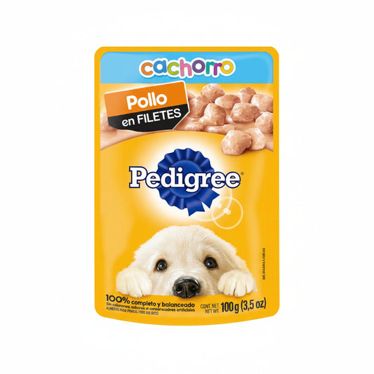 ALIMENTO PARA PERRO CACHORRO POLLO 100GR