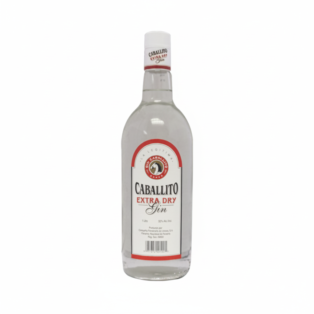 GINEBRA CABALLITO EXTRA DRY 1L