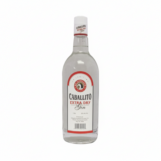 GINEBRA CABALLITO EXTRA DRY 1L