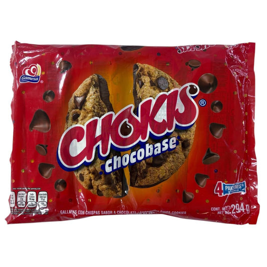 4PACK GALLETA CHOKIS CHOCOBASE 93GR