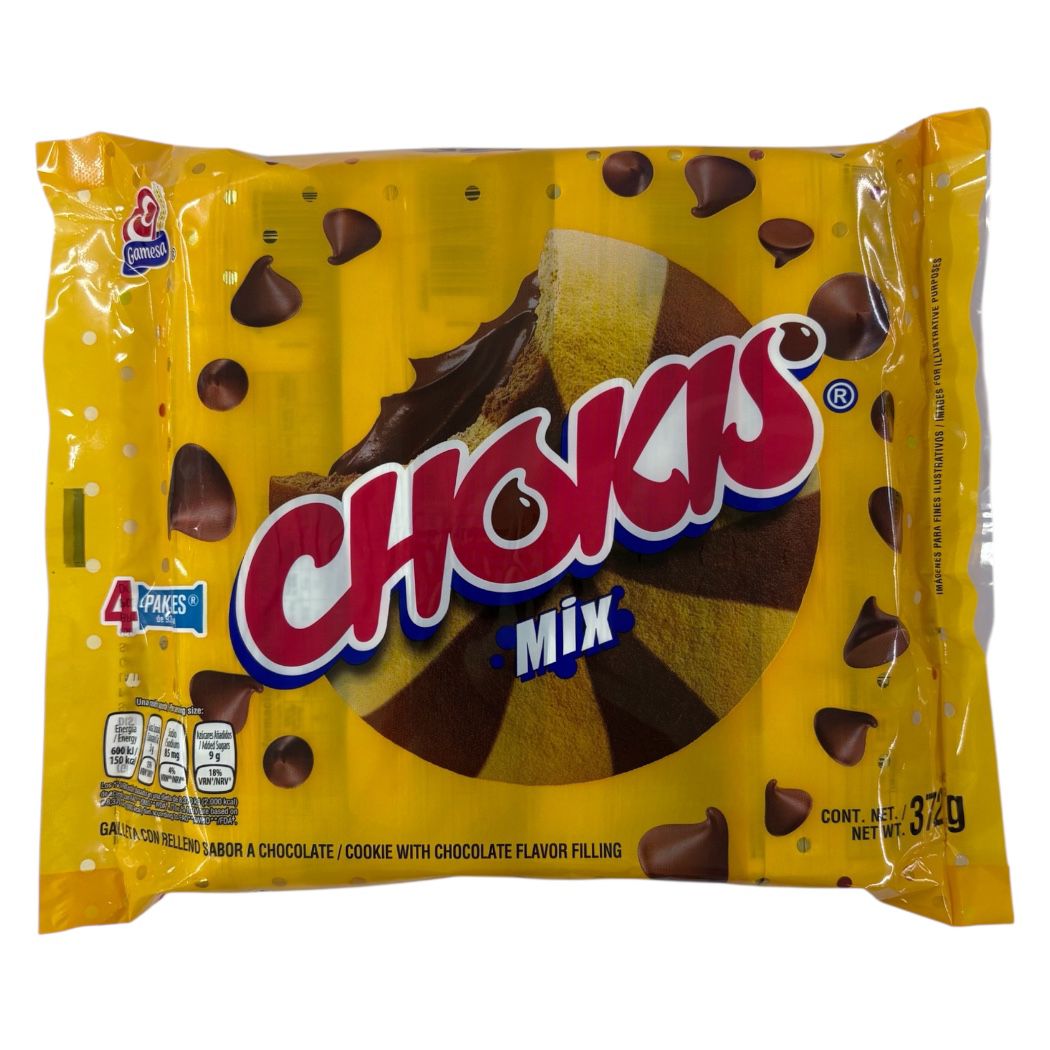 4PACK GALLETA CHOKIS MIX 93GR
