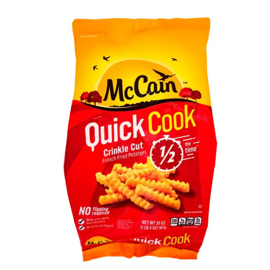 QUICK COOK CRINKLE CUT MCCAIN 20OZ