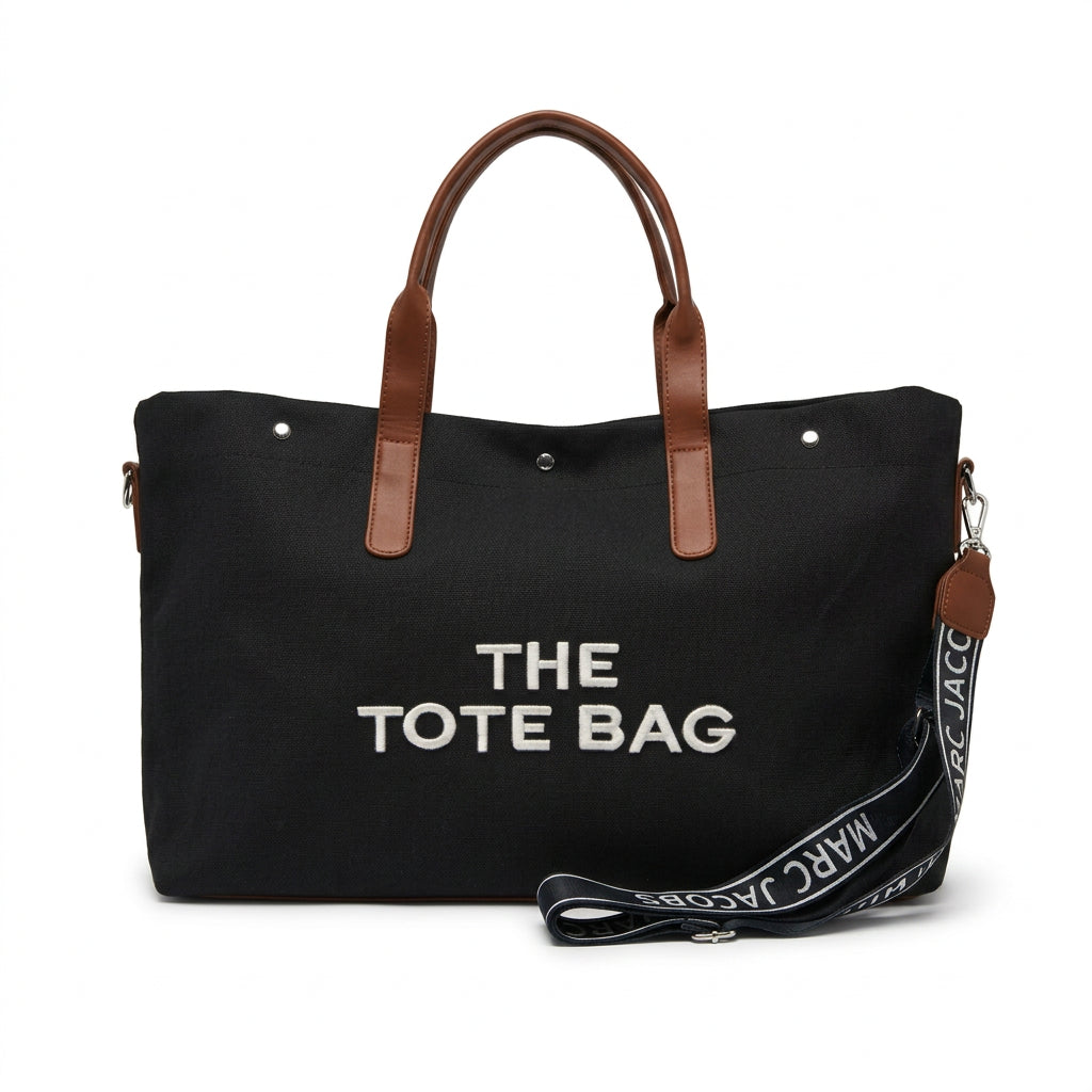BOLSO DE VIAJE ESTILO TOTE DE LONA CON ASAS