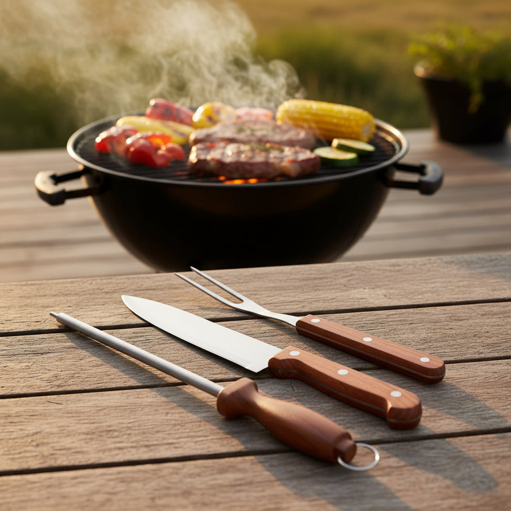 UTENSILIOS PARA BARBACOA 3PZS