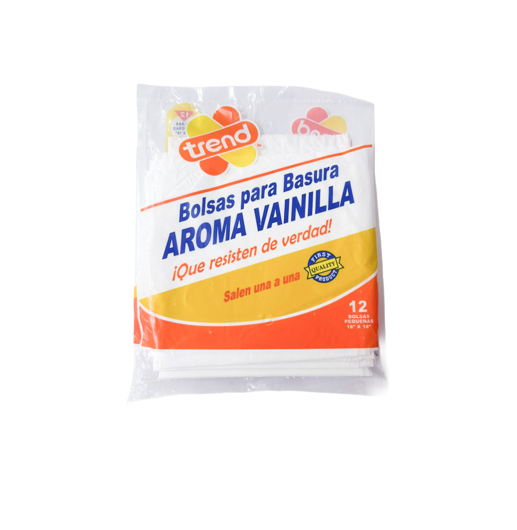 BOLSA DE BASURA AROMA VAINILLA 18X18